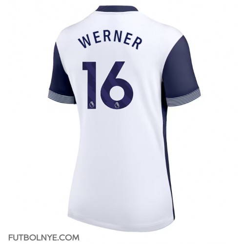 Camiseta Tottenham Hotspur Timo Werner #16 Primera Equipación para mujer 2024-25 manga corta